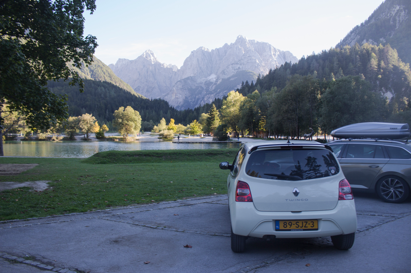I got separeted from the rest before the Vršič, so I decided to use the opportunity to stop at this stunning lake